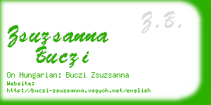 zsuzsanna buczi business card